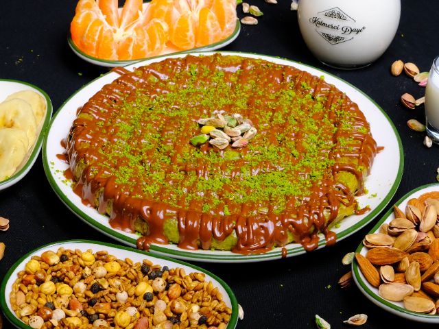 Çikolatalı Kaymaklı Burma Katmer (3 Kişilik)