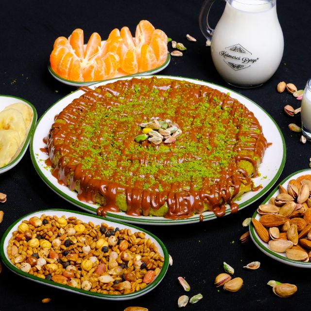 Çikolatalı Kaymaklı Burma Katmer (3 Kişilik)